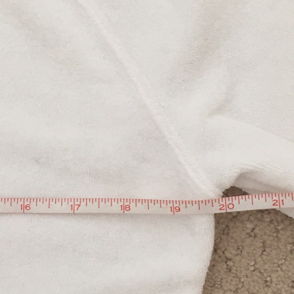 Allen Allen Womens White Jogger Track Suit Zip Up Jacket & Wide Leg Pant Small - Picture 7 of 16
